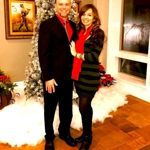 Women’s Express Striped Sweater Dress